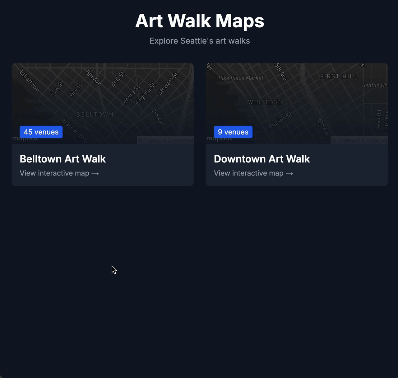 Art Walk Map Editor